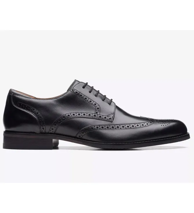 chaussures a lacets - Cérémonie - homme - Cuir - Noir - Clarks