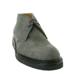 chaussures a lacets - Cérémonie - homme - Nubuck - Gris - Heschung