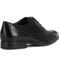 chaussures a lacets - Cérémonie - homme - Cuir - Noir - Geox