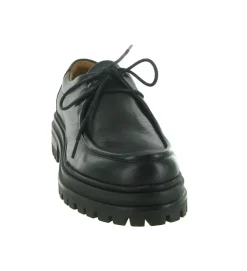 chaussures a lacets - Derby - femme - Cuir - Noir - Creator