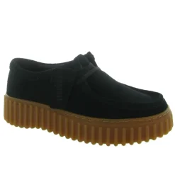 chaussures a lacets - Derby - femme - Nubuck - Noir - Clarks