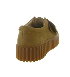 chaussures a lacets - Derby - femme - Nubuck - Marron - Clarks