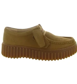 chaussures a lacets - Derby - femme - Nubuck - Marron - Clarks