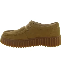 chaussures a lacets - Derby - femme - Nubuck - Marron - Clarks