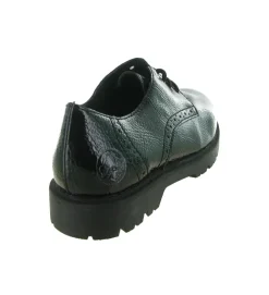 chaussures a lacets - Derby - femme - Synthétique - Noir - Rieker