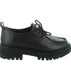 chaussures a lacets - Derby - femme - Cuir - Noir - Bibi lou