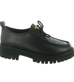 chaussures a lacets - Derby - femme - Cuir - Noir - Bibi lou