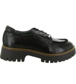 chaussures a lacets - Derby - femme - Cuir - Marron - Softwaves