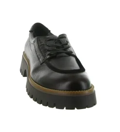 chaussures a lacets - Derby - femme - Cuir - Marron - Softwaves