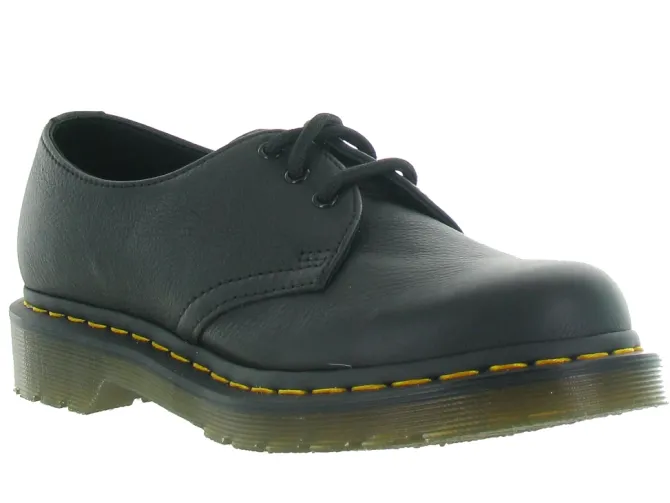 chaussures a lacets - Derby - femme - Cuir - Noir - Doc martens