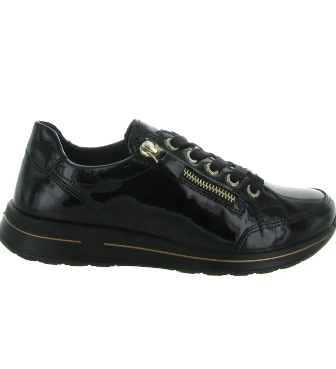 chaussures a lacets - Derby - femme - Cuir - Noir - Ara