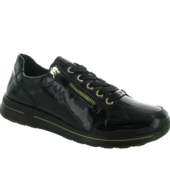 chaussures a lacets - Derby - femme - Cuir - Noir - Ara