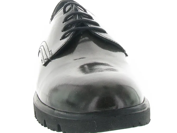 chaussures a lacets - Derby - femme - Cuir - Marron - Luparense srl