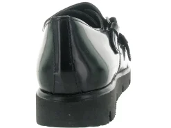 chaussures a lacets - Derby - femme - Cuir - Noir - Luparense srl