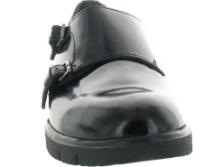 chaussures a lacets - Derby - femme - Cuir - Noir - Luparense srl