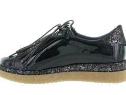 chaussures a lacets - Derby - femme - Cuir - Noir - Humat