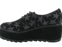 chaussures a lacets - Derby - femme - Nubuck - Noir - Jhay