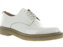 chaussures a lacets - Derby - femme - Cuir - Blanc - Kickers