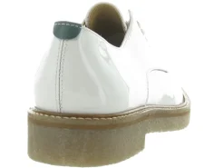 chaussures a lacets - Derby - femme - Cuir - Blanc - Kickers