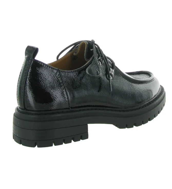 chaussures a lacets - Derby - femme - Cuir - Noir - Regarde le ciel...