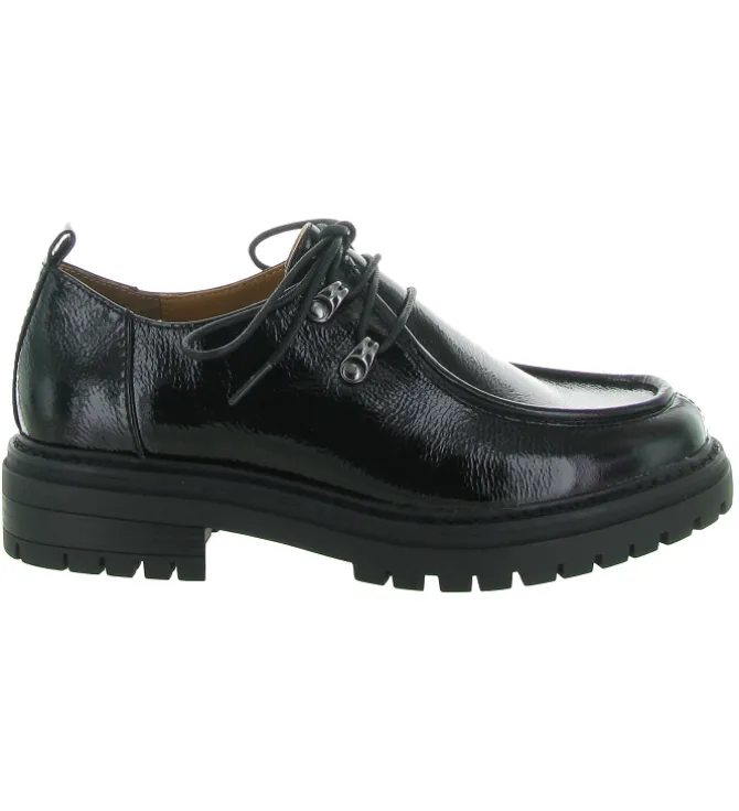 chaussures a lacets - Derby - femme - Cuir - Noir - Regarde le ciel...