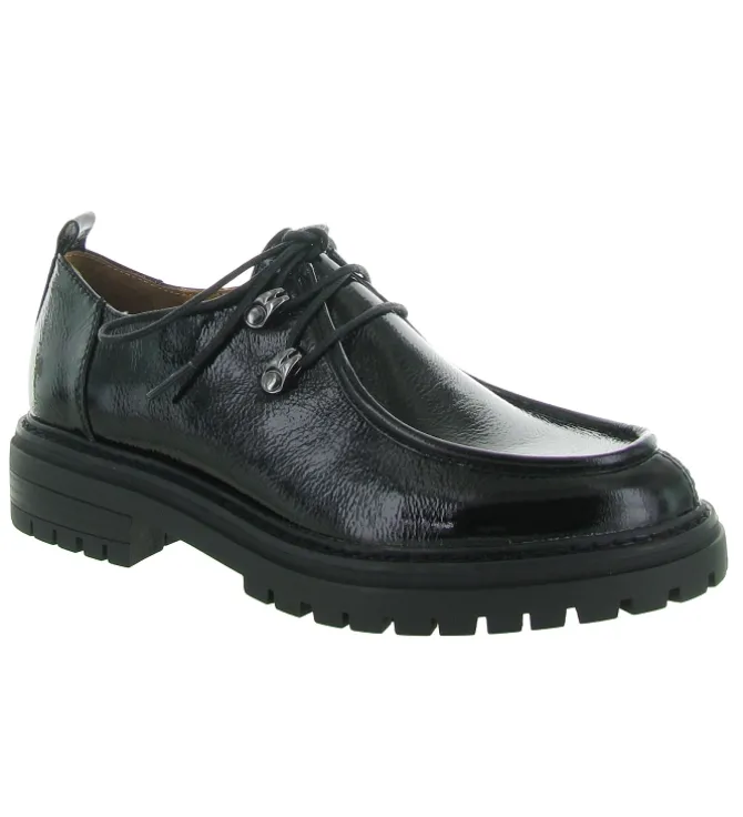 chaussures a lacets - Derby - femme - Cuir - Noir - Regarde le ciel...