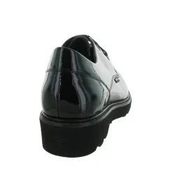 chaussures a lacets - Derby - femme - Cuir - Noir - Mephisto