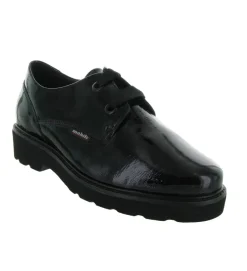 chaussures a lacets - Derby - femme - Cuir - Noir - Mephisto