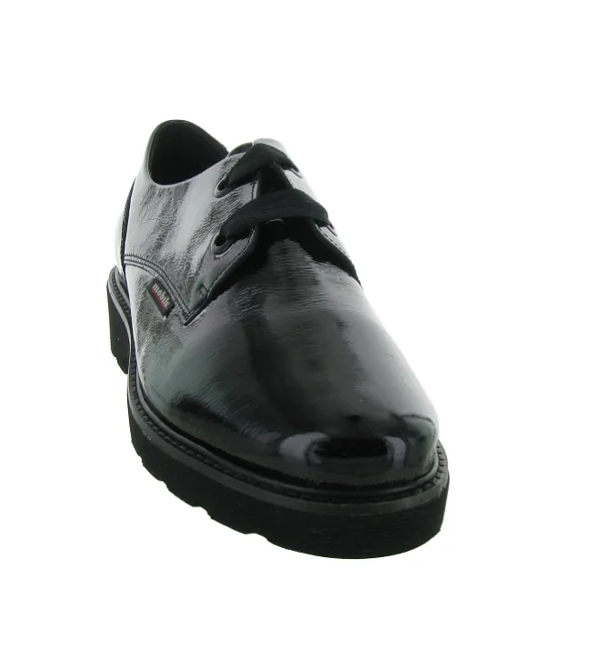 chaussures a lacets - Derby - femme - Cuir - Noir - Mephisto