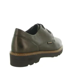 chaussures a lacets - Derby - femme - Cuir - Bronze - Mephisto