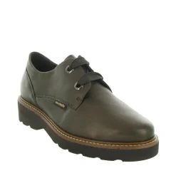 chaussures a lacets - Derby - femme - Cuir - Bronze - Mephisto
