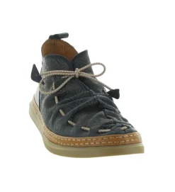 chaussures a lacets - Détente - femme - Cuir - Bleu Marine - Madory