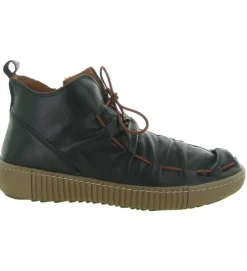 chaussures a lacets - Détente - femme - Cuir - Noir - Madory