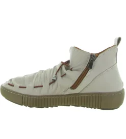 chaussures a lacets - Détente - femme - Cuir - Blanc - Madory
