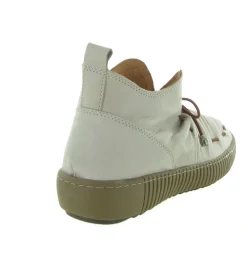 chaussures a lacets - Détente - femme - Cuir - Blanc - Madory