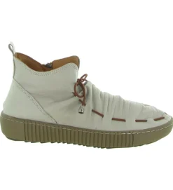 chaussures a lacets - Détente - femme - Cuir - Blanc - Madory