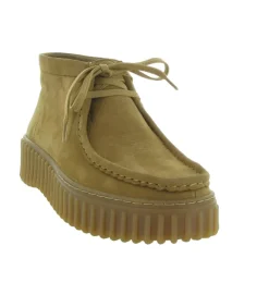 chaussures a lacets - Détente - femme - Nubuck - Marron - Clarks