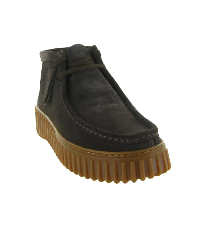 chaussures a lacets - Détente - femme - Nubuck - Marron - Clarks