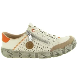chaussures a lacets - Détente - femme - Synthétique - Beige - Rieker