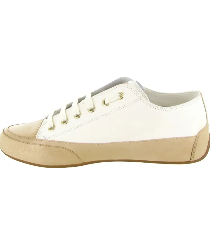 chaussures a lacets - Détente - femme - Cuir - Crème - Candice cooper