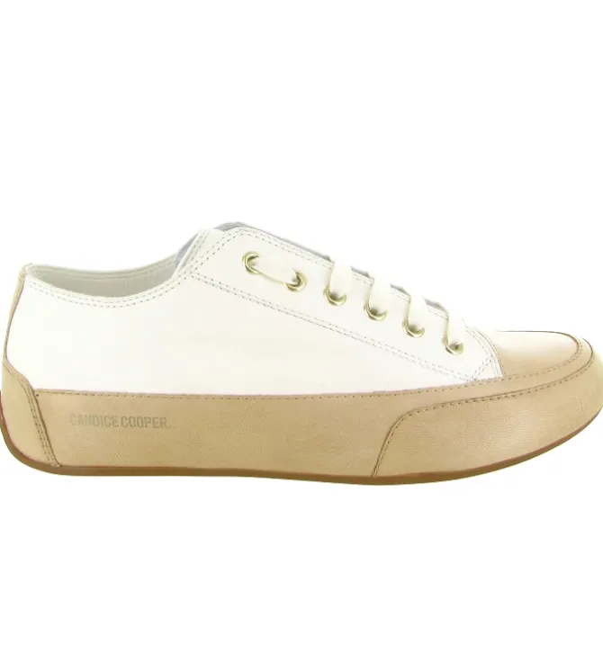 chaussures a lacets - Détente - femme - Cuir - Crème - Candice cooper