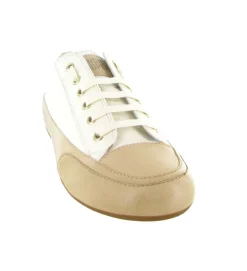 chaussures a lacets - Détente - femme - Cuir - Crème - Candice cooper