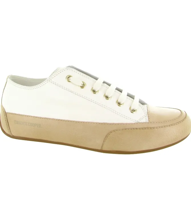 chaussures a lacets - Détente - femme - Cuir - Crème - Candice cooper