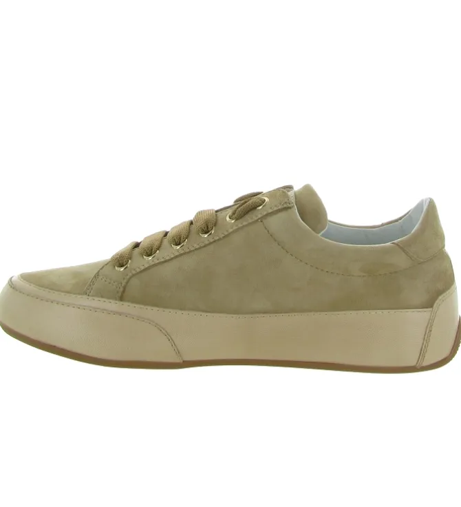 chaussures a lacets - Détente - femme - Cuir - Beige - Candice cooper