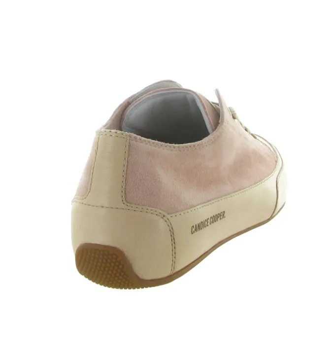 chaussures a lacets - Détente - femme - Cuir - Rose - Candice cooper