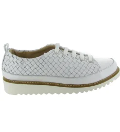 chaussures a lacets - Détente - femme - Cuir - Beige - Xsa