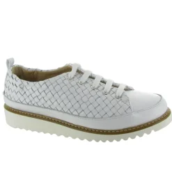chaussures a lacets - Détente - femme - Cuir - Beige - Xsa
