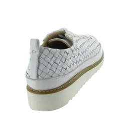 chaussures a lacets - Détente - femme - Cuir - Beige - Xsa