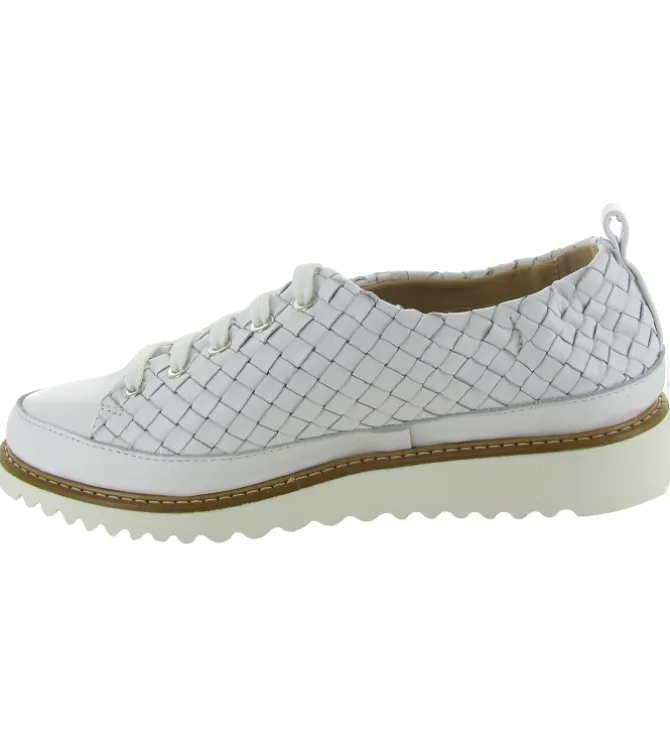 chaussures a lacets - Détente - femme - Cuir - Beige - Xsa