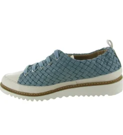 chaussures a lacets - Détente - femme - Cuir - Bleu - Xsa